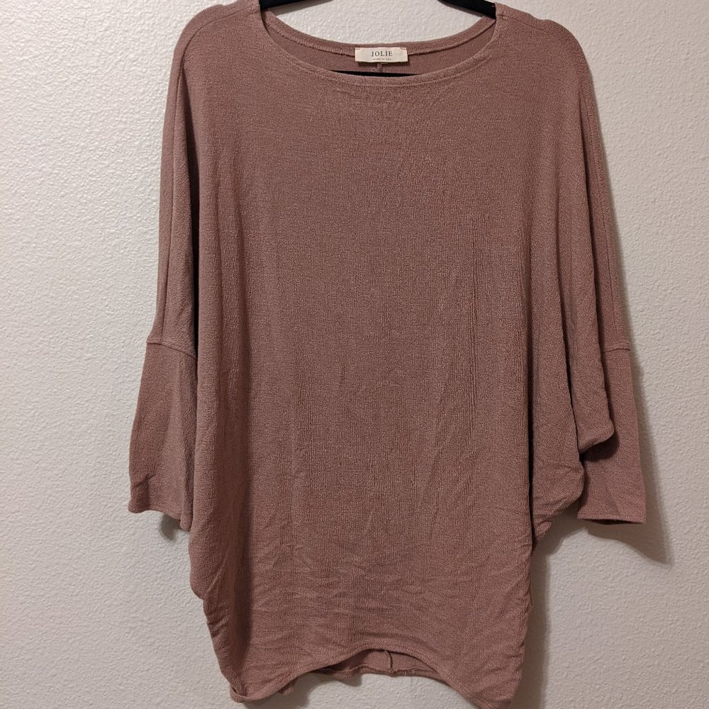 Jolie 3/4 Sleeve Slouchy Knit Top